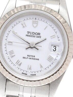TUDOR Princess date 92414 WG bezel date white Dial Automatic Ladies Watch